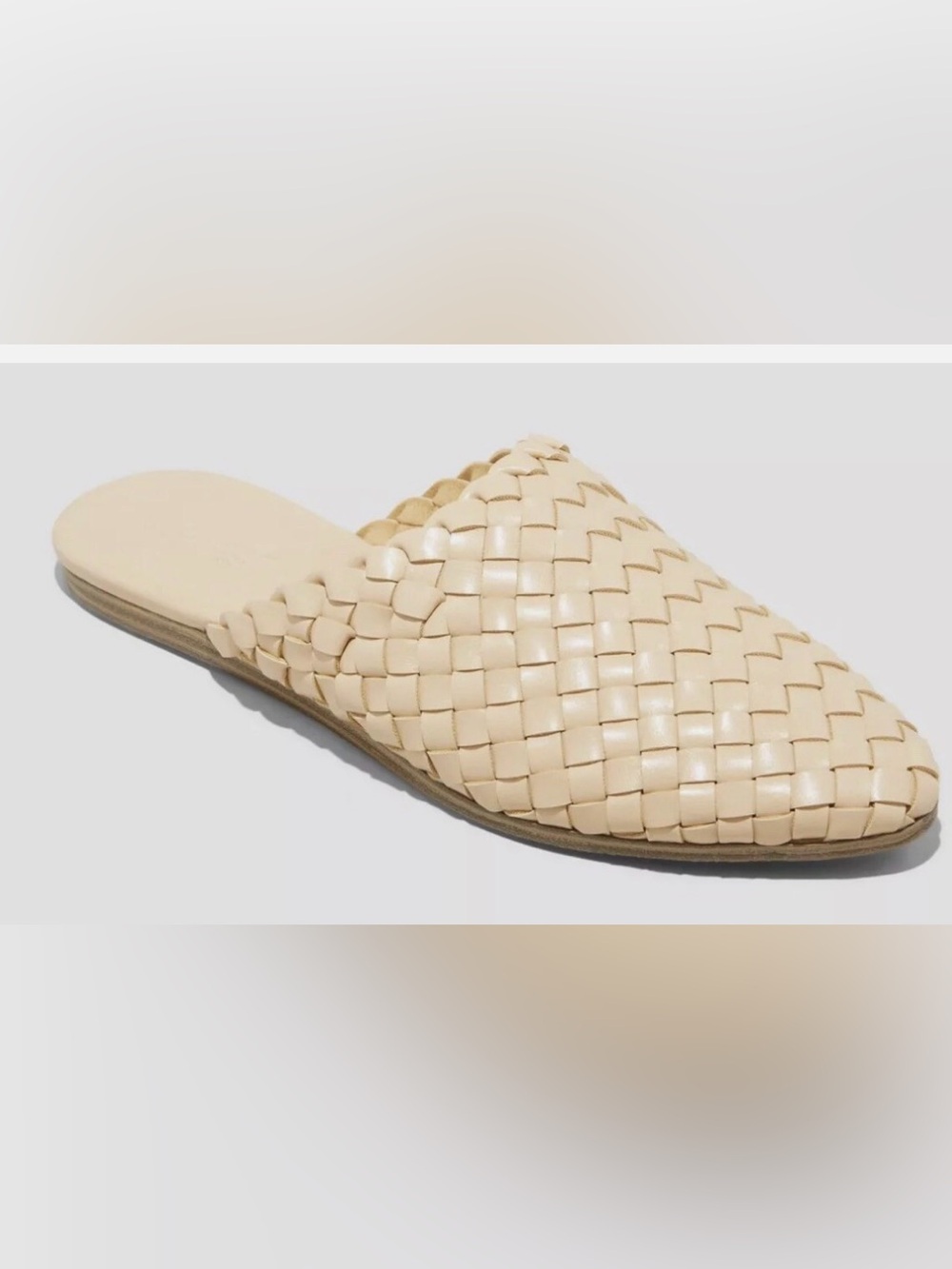 Universal Thread Woven Slip-On Mule in Beige